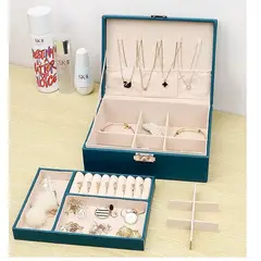 OEM - Organizador de joyas para mujeres y niñas, organizador de 2 Niveles