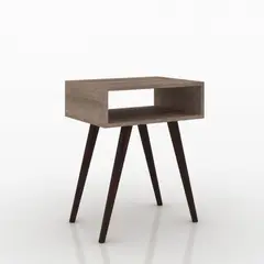 GENERICO - Mesa Auxiliar Cristina 1 nicho 46cm Rustico