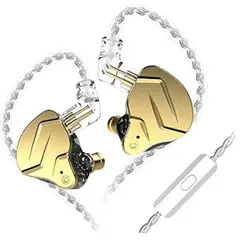 KZ - Audifonos Zsn Pro X Con Micrófono Originales Dorado