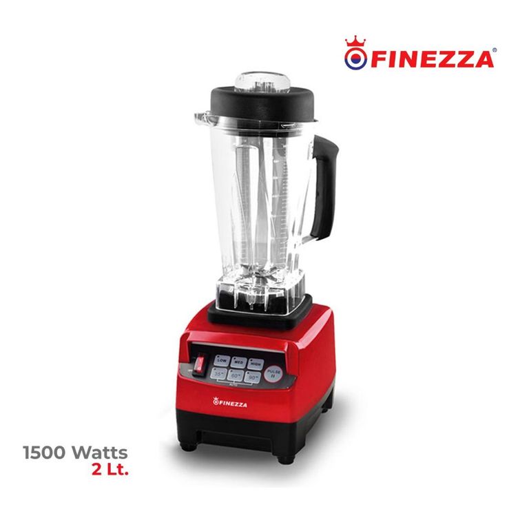 LICUADORA DIGITAL 1500W CAPACIDAD 2L ROJA
