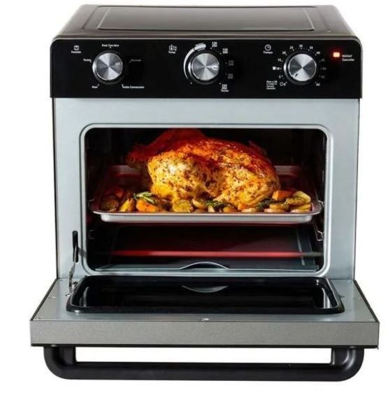 Horno Con Freidora De Aire Tssttvmaf1-053 Color Negro.