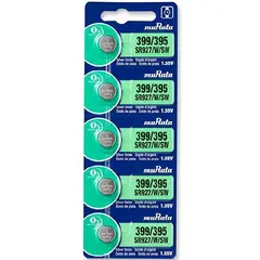 GENERICO - PILAS Boton 399-395 SR927-W-SW Alcalina MURATA X 5 UNIDADES