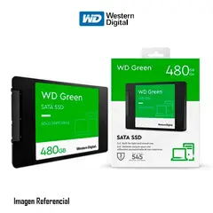 WESTERN DIGITAL - DISCO SOLIDO INTERNO WD GREEN 2.5" 480GB SATA III P/N: WDS480G3G0A