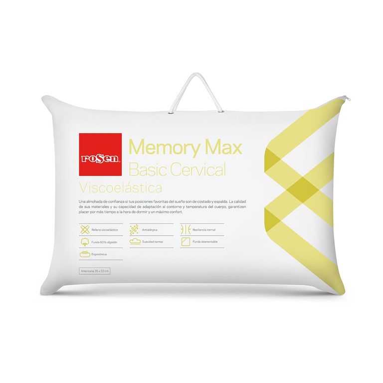 Almohada Memory Max Basic Cervical Estándar 35x53cm