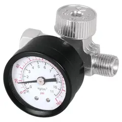 TRUPER - Regulador de aire con manómetro para compresor de aire