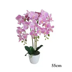 GENERICO - Planta orquídea rosado 55 cm.