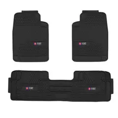 GENERICO - Piso jebe protector alfombra FIAT UNO 500 EUlysse