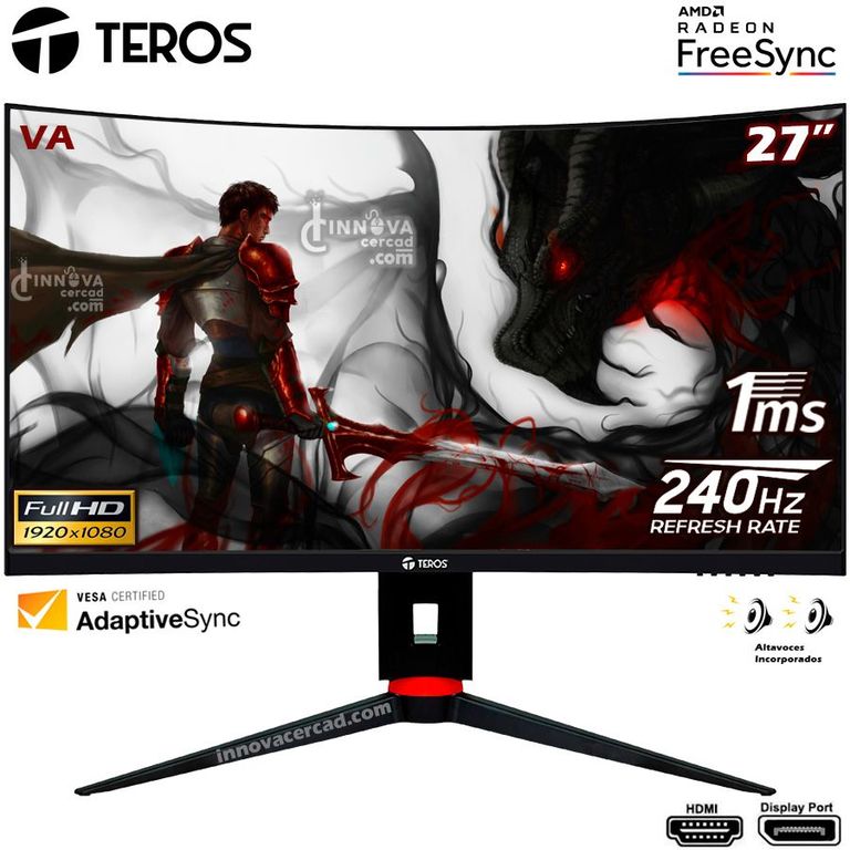 Monitor TE-2764G 27 VA 240hz 1ms 1920x1080 Full HD HDMIDP