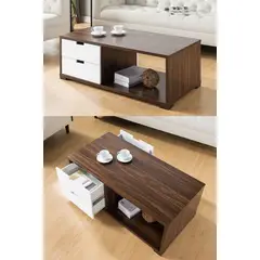 TU MESITA - Mesa de Centro Charlotte Vintage Melamina