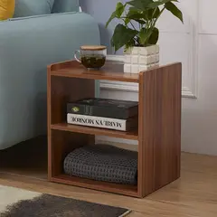 TU MESITA - Mesa Auxiliar / Velador Jorge Marrón