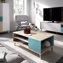 TU MESITA - Mesa de Centro Moon Melamina 18mm