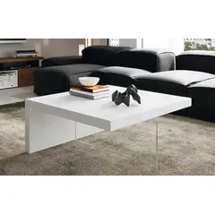 TU MESITA - Mesa de Centro Rusia Melamina Blanco