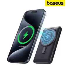 BASEUS - PowerBank MagSafe 20W con Soporte Pantalla LED 10000mAh