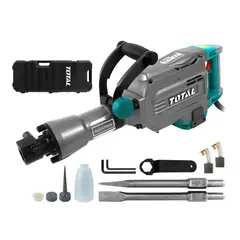 TOTAL TOOLS - Martillo demoledor 1700w 45 Joules SDS HEX Industrial Total