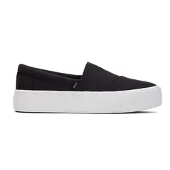 TOMS - Alpargatas Fenix Slip-On Black Mujer