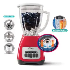 OSTER - Licuadora 2 Velocidades + Pulsador Tritura Hielo BLSTKAG-MPB