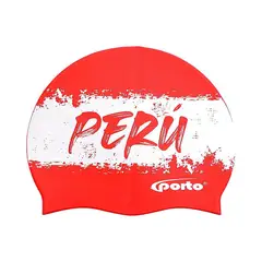 PORTO - Gorro de Natación Silicona Diseño Perú