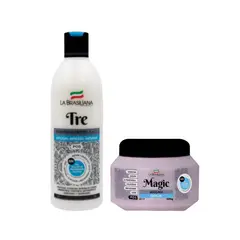 LA BRASILIANA - Pack - Shampoo TRE + Magic POS 500 gr. SIN SAL