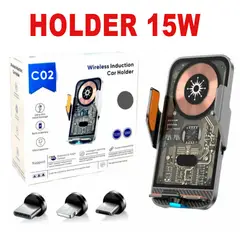 GENERICO - Holder Cargador Soporte Ajustable De Telefono Celular para Auto Carro