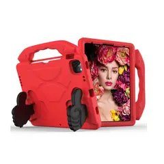 GENERICO - Funda para Tablet Modelo Okey Manitos para Lenovo M10 hd 2da Gen Rojo