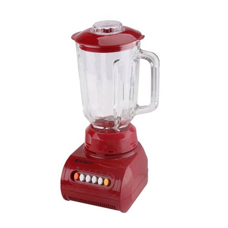 Licuadora Roja con vaso de vidrio de 15L BL 888VR