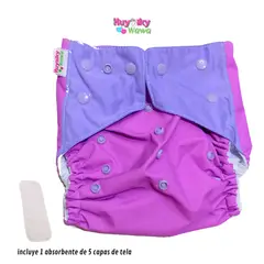 KUYAIKY WAWA - Pañal Ecologico de color para Niña