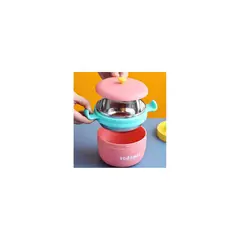 GENERICO - Lonchera térmica almuerzo 3 niveles verde