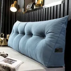 GENERICO - Cabecero Cojín Triangular Sky Blue King Size Pandora Home