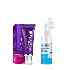 BIOAQUA - Crema Blanqueadora Corporal - + Limpiador de Acido Hialuronico - Desmaquillador Dr Rashel