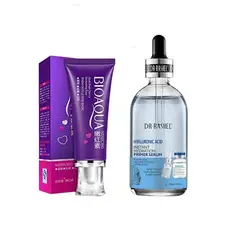 BIOAQUA - Crema Blanqueadora Corporal - + Primer Serum Ácido Hialurónico de Hidratación Instantánea - Dr Rashel.
