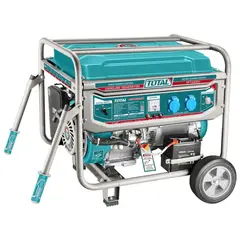 TOTAL - Generador gasolinero 5500w con arrancador eléctrico industrial