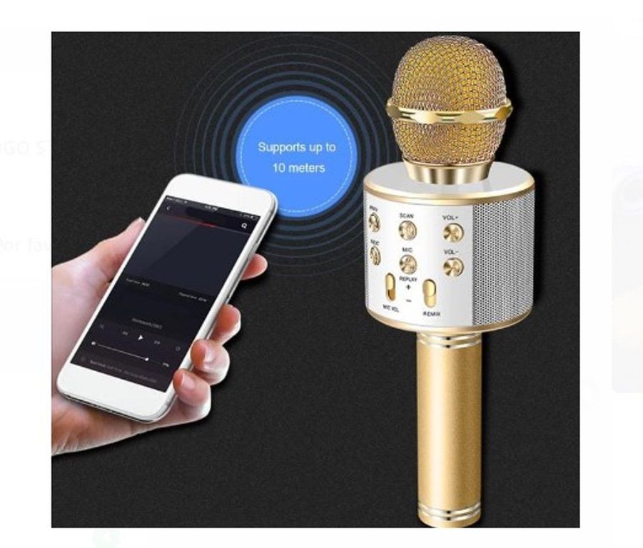 Micrófono Inalámbrico Karaoke Parlante Bluetooth