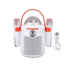 GENERICO - Parlante Karaoke con 2 Micrófonos Inalámbricos bluetooth 5,0