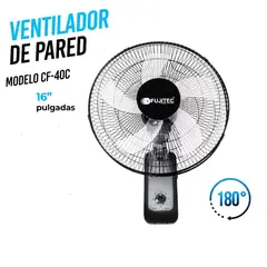 FUJITEC - Ventilador de Pared CF-40C 16 pulgadas de 55 watts