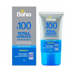 BAHIA - Bloqueador Total Sunblock SPF100 Frasco 60g