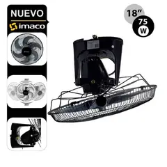 IMACO - Ventilador de Techo Orbital 360° OCF7919 Negro