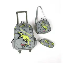 GENERICO - Pack x3 Mochila con ruedas