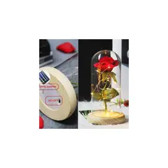 GENERICO - Rosa Eterna Rosas Eternas Rosa Preservada Led San Valentin