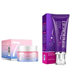 BIOAQUA - Crema Hidratante V7 + Crema Blanqueadora Corporal -