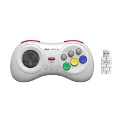 8BITDO - 8bitdo-mando M30 24G miniconsola de juegos Controlador Blanco.