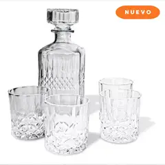 GENERICO - Set de Licor X 05 PRESTON (Decantador 1 L+ Vasos 350 Ml)