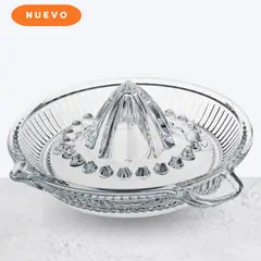 GENERICO - Exprimidor de Limón de Vidrio Manual