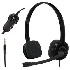 LOGITECH - AUDÍFONO CON MICROFONO PARA LAPTOP H151 STEREO BLACK