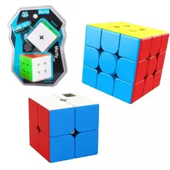 MOYU - Set Cubos Magicos 2piezas Velocidad 2x2 Y 3x3