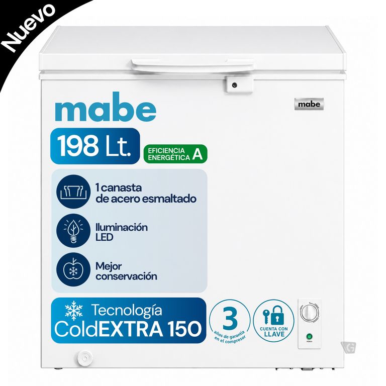 Congelador Horizontal 198 L Netos Blanco - CHM200PB3