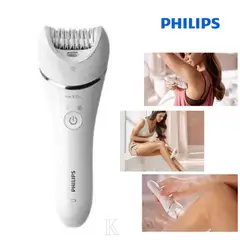 PHILIPS - Depiladora en seco y húmedo Serie 8000