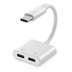 XO SIMPLE IS BEAUTY - Cable Adaptador de Audio y Carga XO-NB172C Dual Usb C Doble Type C