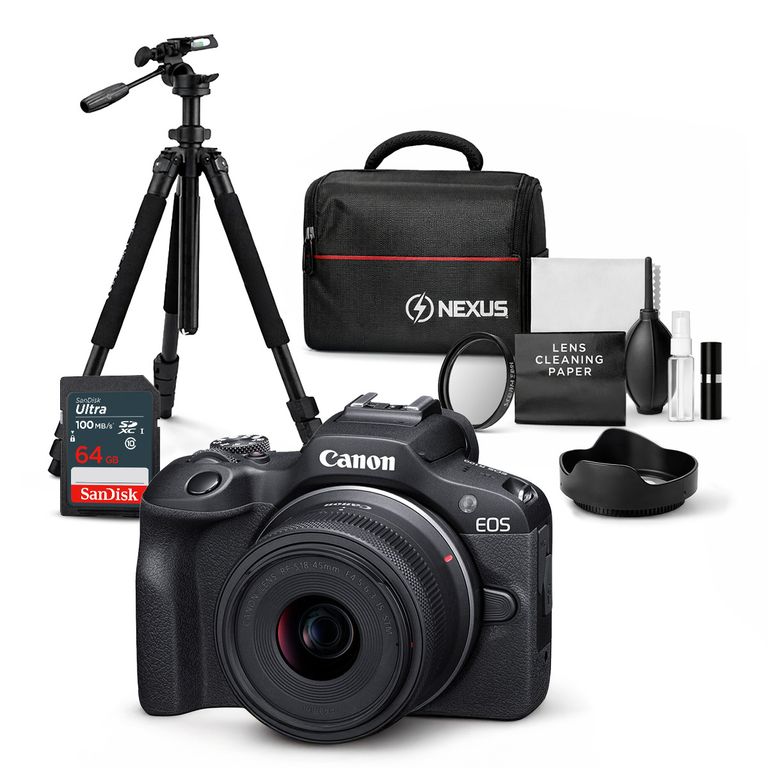 Cámara Mirrorless EOS R100 Lente RFS18-45mm f45-63 ISSTM Kit Ultimate