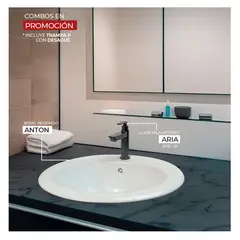 STONE - COMBO BOWL ANTON ARIA STB-01 TRAMPA P CON DESAGUE