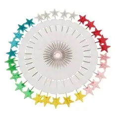 GENERICO - Set de 12 Ruletas de Alfileres Forma de Estrella